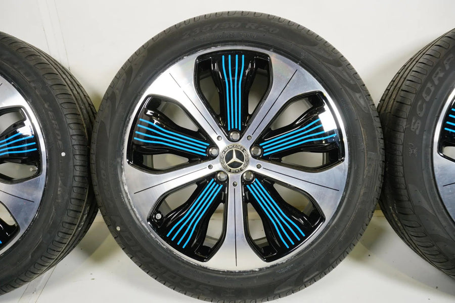 Original Mercedes EQC N293 20 Inch Alloy Wheels Summer Tires 235 50 255 45 R20 8mm