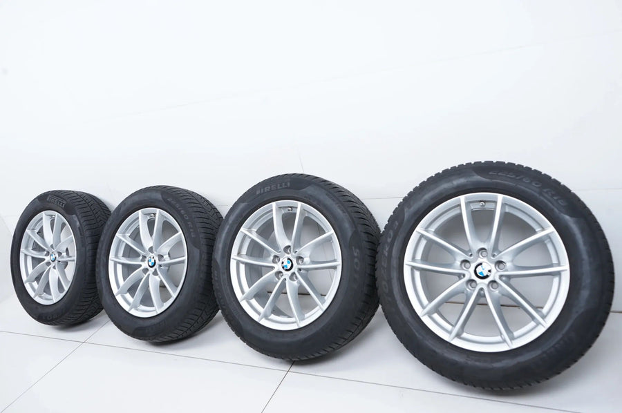 Pneus hiver BMW X3 X4 G01 G02, jantes hiver 225/60/18 pouces