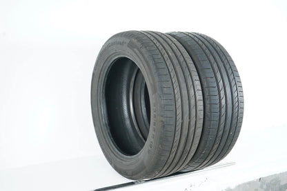 2 x Continental summer tires 235 55 19 inch DOT22 approx. 6 mm tread depth