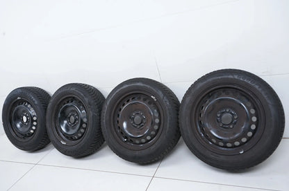Cerchi Ford Focus 4 IV, pneumatici invernali Goodyear, ruote invernali 205 60 R16 96H, 2023, 7 mm di battistrada