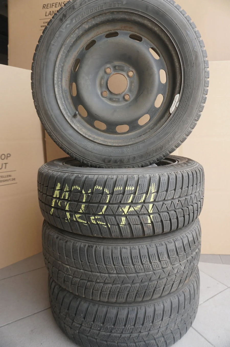 Ford B-Max Felgen Stahlfelgen Winterräder Winterreifen 185 60 R15 88T 2020 6mm