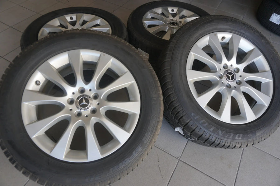 Original Mercedes ML GLE W166 Alufelgen Winterräder Winterreifen 255 55 R18 6mm