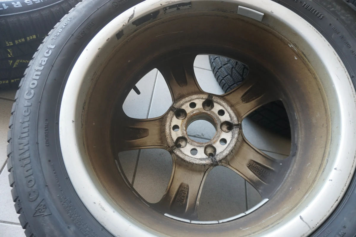 Original Mercedes V-Klasse Vito W447 17 Zoll Alufelgen Winterräder Winterreifen Detailansicht 5