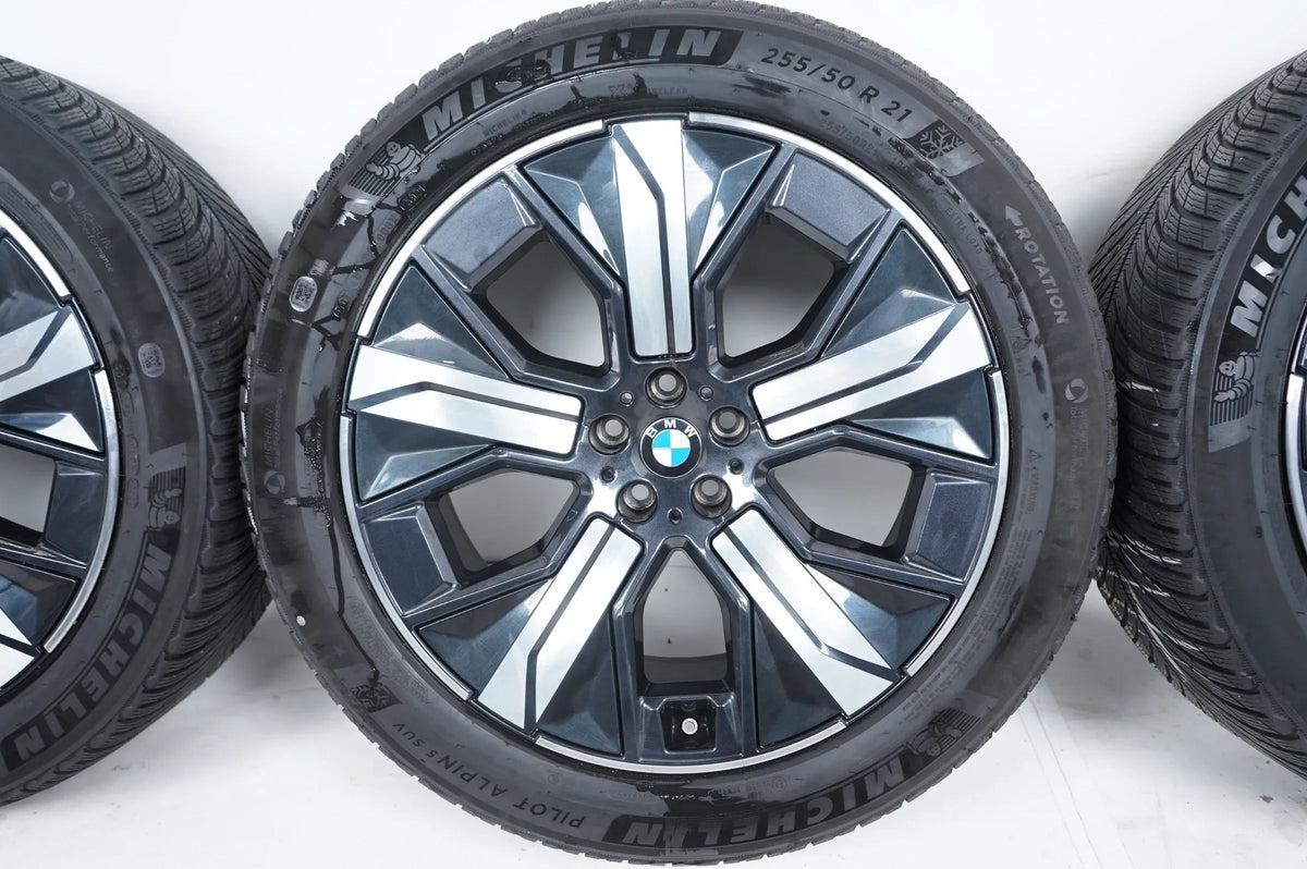 BMW iX i20 vinterdæk vinterhjul 255 50 21 tommer 1011 5A41F90 Detaljevisning 5