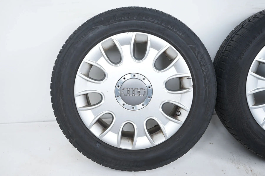 Audi A8 4E D3 Alufelgen Winterräder Winterreifen 235 55 17 Zoll
