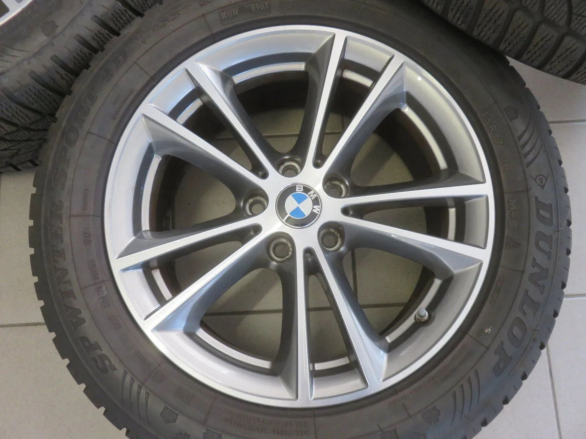 Original BMW 5er G30 G31 Alufelgen Winterräder Winterreifen 225 55 R17 6mm Detailansicht 4