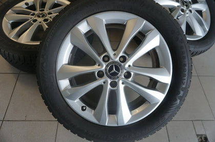 Jantes alliage d'origine Mercedes Classe C W205 S205 Pneus hiver 225 50 R17 pouces 7mm