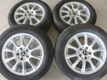 Mercedes Classe C W205 Jantes alu Roues hiver Pneus hiver Conti 205 60 R16 8mm