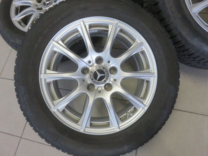 Original Mercedes C-Class W205 S205 Alloy Wheels Winter Tires 205 60 R16 7mm