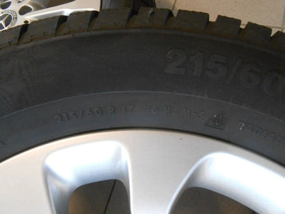 Cerchi in lega originali Mercedes GLA X156, ruote invernali, pneumatici invernali 215 60 R17 96H 8 mm