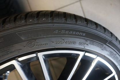 Original Mercedes C-Klasse W206 S206 Alufelgen Allwetterreifen 225 45 R18 Zoll