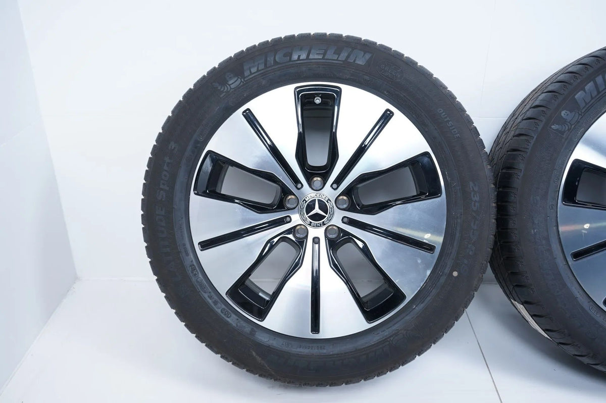 Original Mercedes EQC TOP 19 inch alloy wheels summer tires 235 55 255 50 R19 7mm Detailansicht 3
