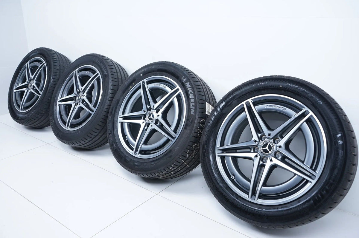Mercedes EQC 19 inch AMG alloy wheels summer wheels summer tires 235 55 255 50 R19 Detailansicht 7