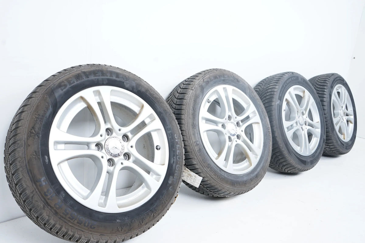 Mercedes Classe C W204 Ruote invernali pneumatici invernali 205 55 16 pollici