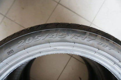 2 X 205 45 R17 88Y Summer Tires Pirelli P Zero PZero * 8mm 2022