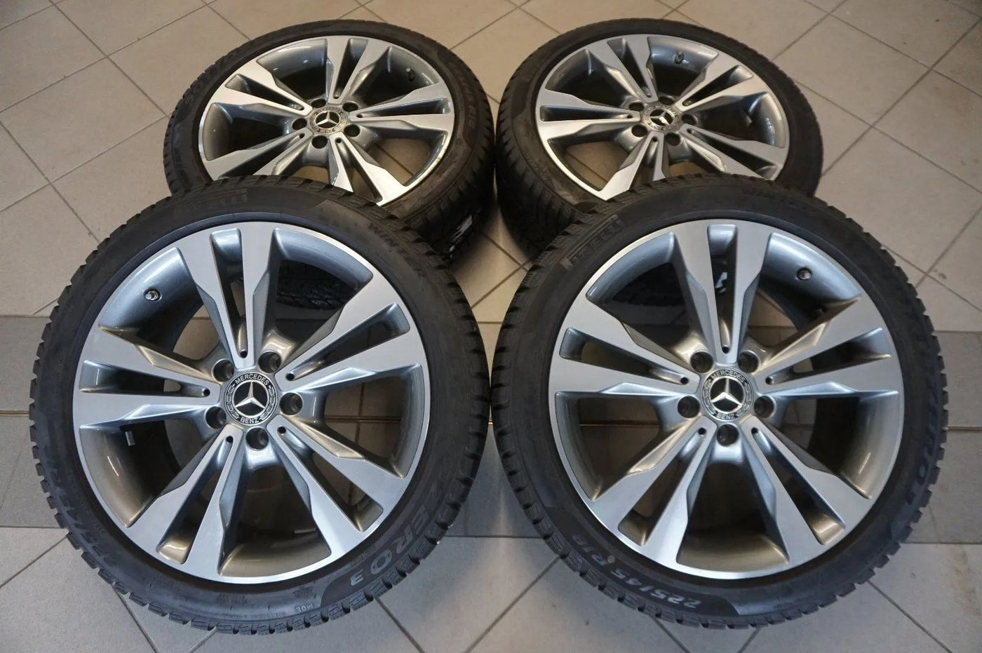 Original Mercedes C-Class W205 S205 18 inch Alloy Wheels Winter Wheels Winter Tires