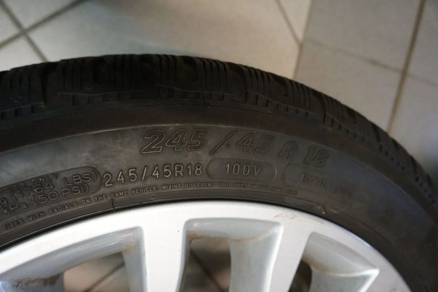 Originální hliníková kola BMW řady 5 G30 G31, zimní kola a zimní pneumatiky 245 45 R18 palců
