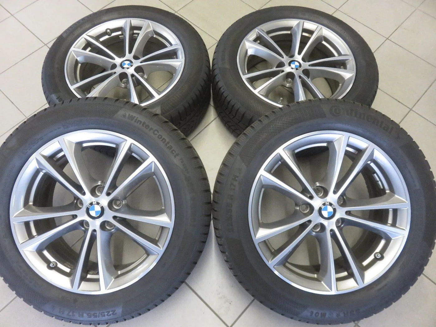 Original BMW 5 Series G30 G31 Alloy Wheels Winter Wheels Winter Tires 225 55 R17 6mm