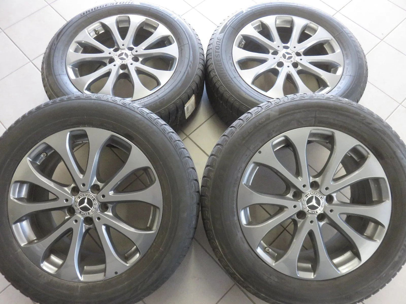 Jantes en aluminium de 18 pouces d'origine Mercedes GLC W253 X253 C253 avec pneus hiver