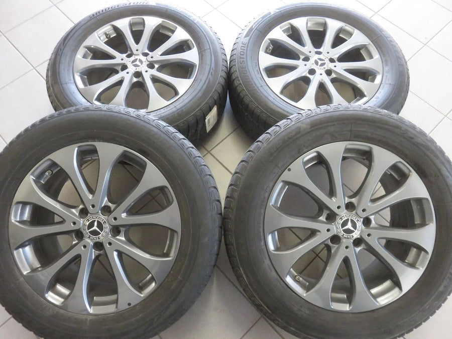 Jantes en aluminium de 18 pouces d'origine Mercedes GLC W253 X253 C253 avec pneus hiver