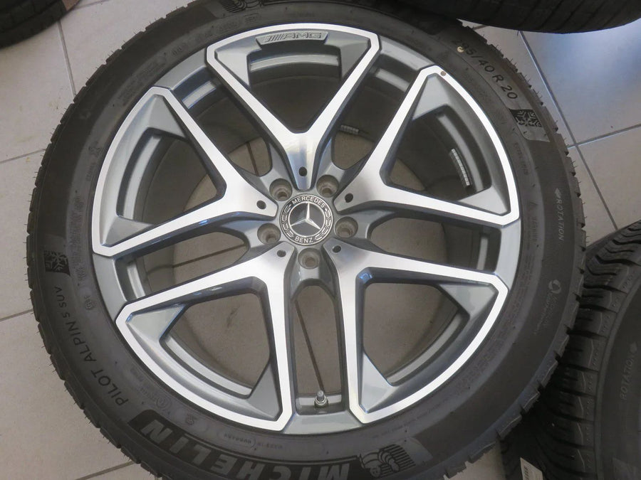 Cerchi in lega originali Mercedes GLC63 AMG X253 C253 da 20 pollici, ruote invernali, pneumatici invernali