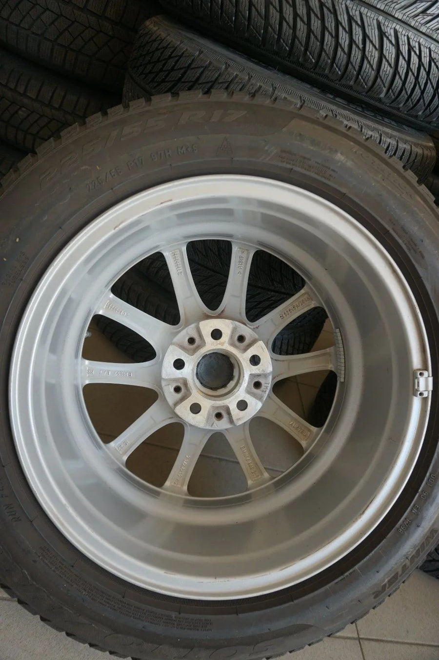 Original BMW 5er G30 G31 Alufelgen Winterräder Winterreifen RFT 225 55 R17 7mm