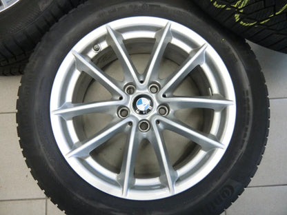 Jantes alliage d'origine BMW Série 5 G30 G31 Roues hiver Pneus hiver 225 55 R17 6mm