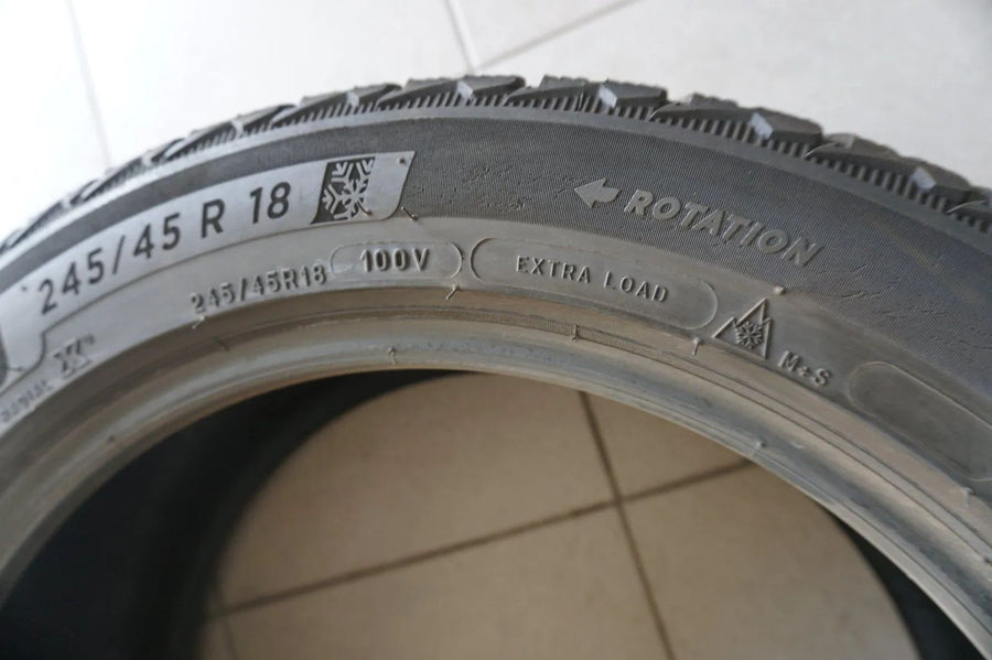 1 X 245 45 R18 100V Winterreifen Michelin Pilot Alpin 5 2018 6mm