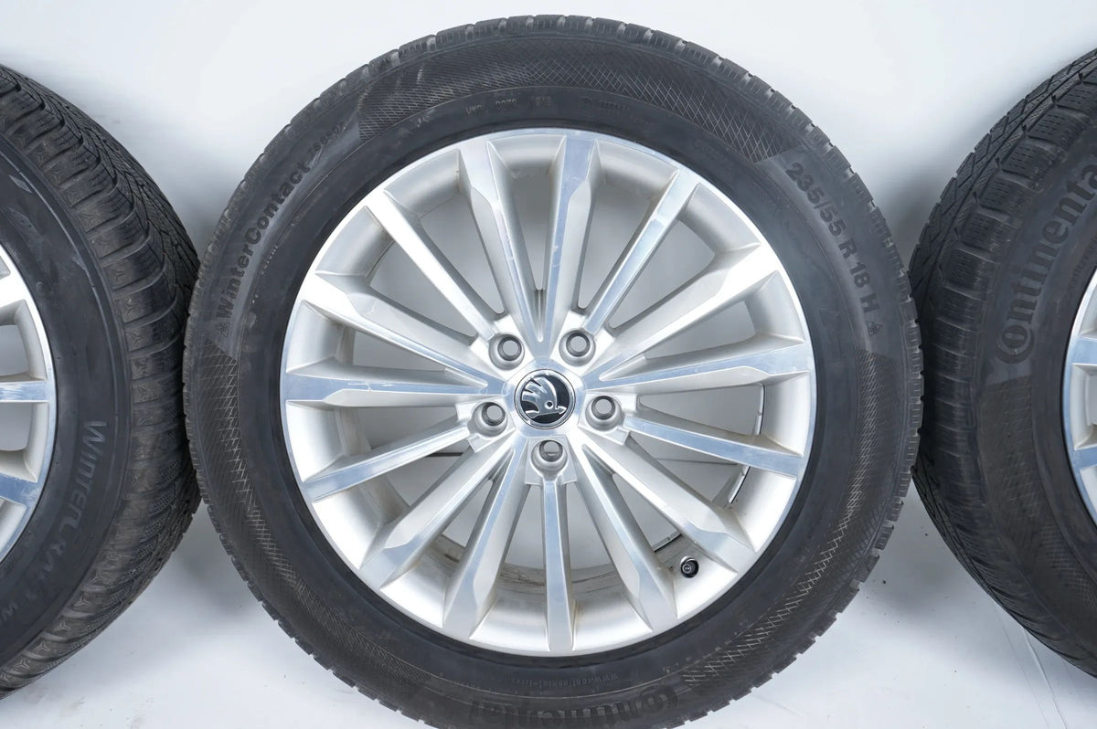 Original Skoda Kodiaq Winter Wheels Winter Tires 235 55 18 Inch Detailansicht 5