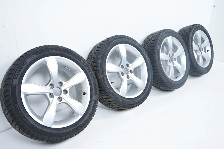 Audi A1 8X cerchi in lega ruote complete invernali pneumatici invernali 195 50 16 pollici 7 mm