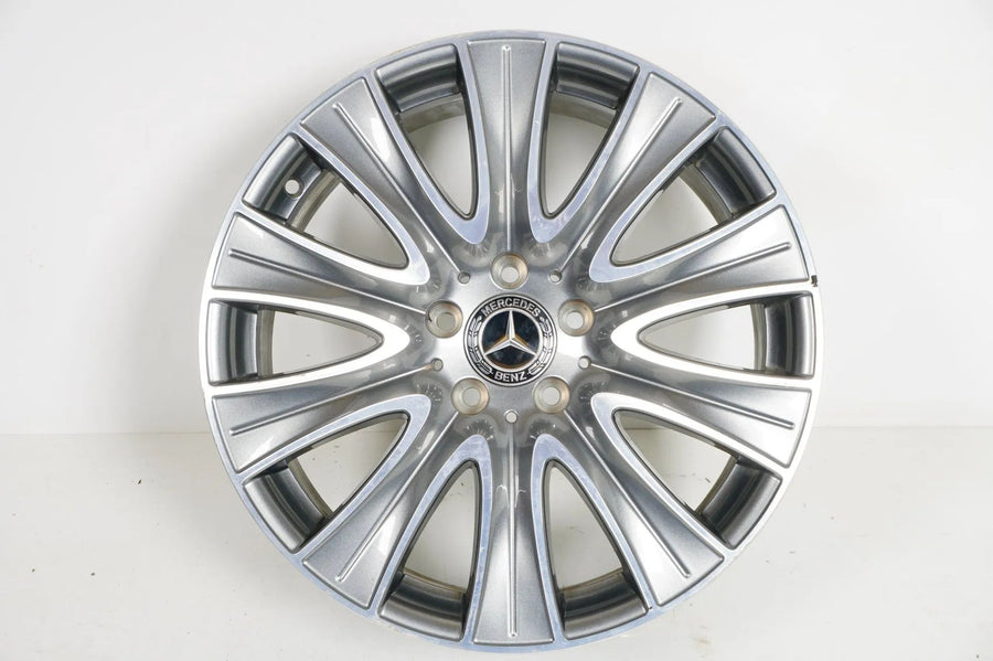 1 x cerchio in lega Mercedes Classe S W222 da 18 pollici A2224010902 8J