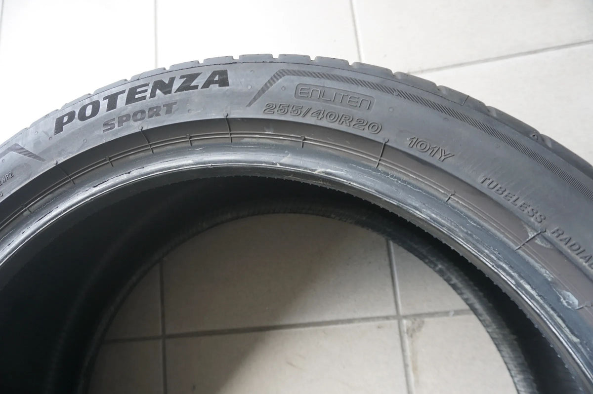 1 X 255 40 R20 101Y Sommerreifen Bridgestone Potenza Sport AO 2023 5,5mm Detailansicht 3