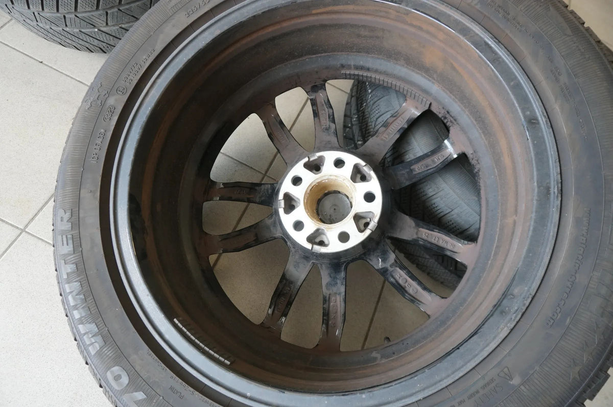 BMW 5er G60 G61 18 Zoll Alufelgen Winterräder Winterreifen 225 55 R18 2023 7mm Vue détaillée 5