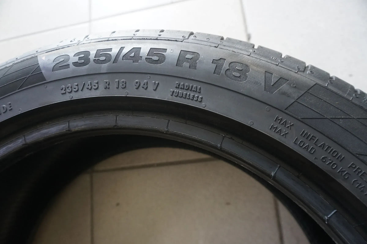 1 X 235 45 R18 94V Sommerreifen Continental ContiSportContact 5 2022 5mm Detailansicht 5