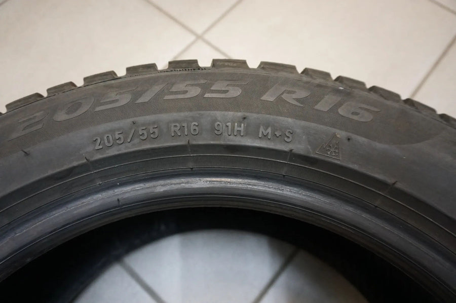 1 X 205 55 R16 91H Winterreifen Pirelli SottoZero 3 RSC RFT RunFlat 2019 6mm