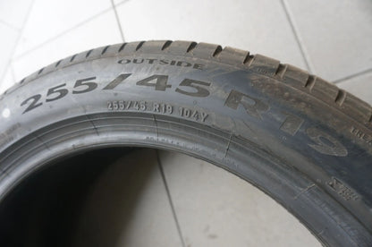 2 X 255 45 R19 104Y Pneus été Pirelli Cinturato P7 MOE RFT RunFlat 6,5mm 2020