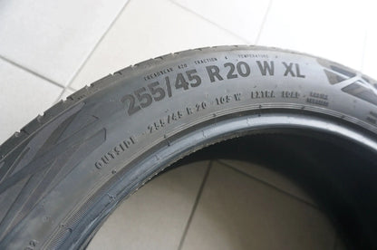 1 X 255 45 R20 105W Sommerreifen Continental Eco Contact 6 Q MO 2022 5.5mm