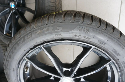 Original BMW 5er G30 G31 Alufelgen Winterräder Winterreifen 245 45 R18 Zoll