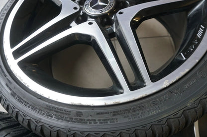 Mercedes A-Klasse W176 B-Klasse W246 CLA C117 18 Zoll AMG Alufelgen Winterreifen