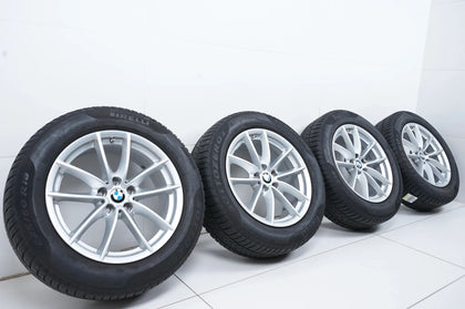 Pneus hiver BMW X3 X4 G01 G02, jantes hiver 225/60/18 pouces