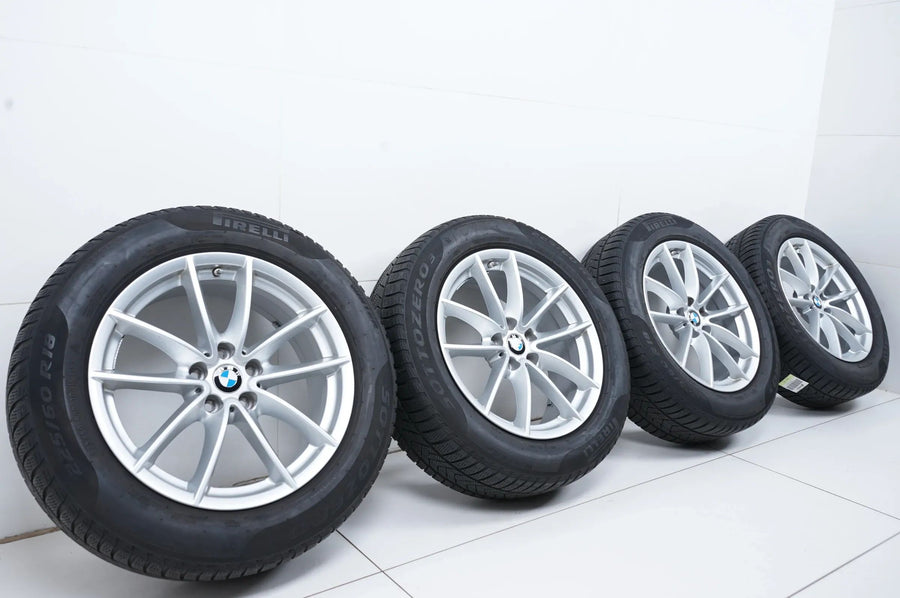 Pneus hiver BMW X3 X4 G01 G02, jantes hiver 225/60/18 pouces