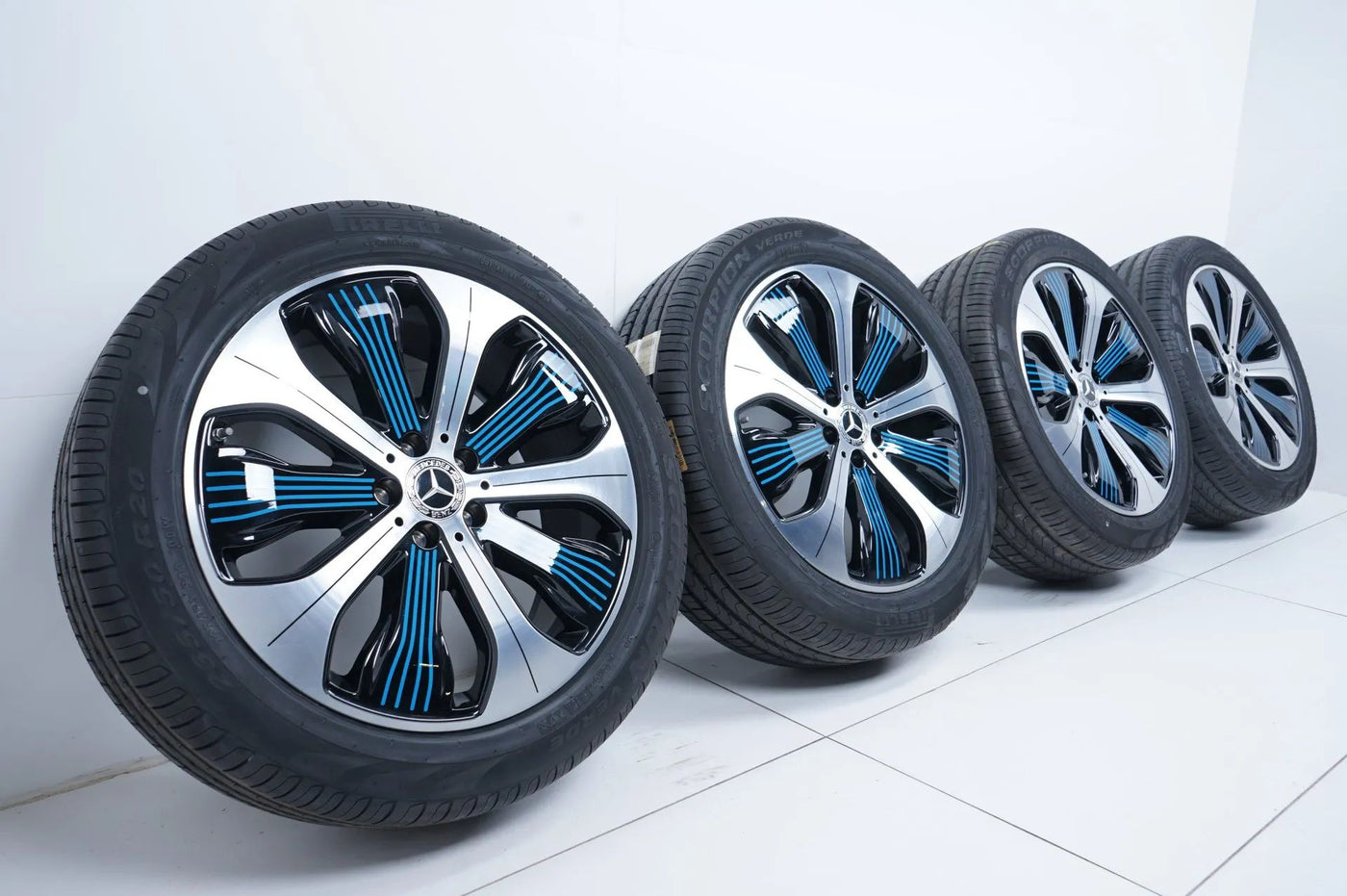 Original Mercedes EQC N293 C293 TOP 20 inch Alloy Wheels Summer Tires