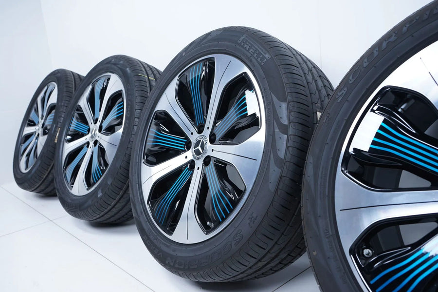 Original Mercedes EQC N293 20 Inch Alloy Wheels Summer Tires 235 50 255 45 R20 8mm