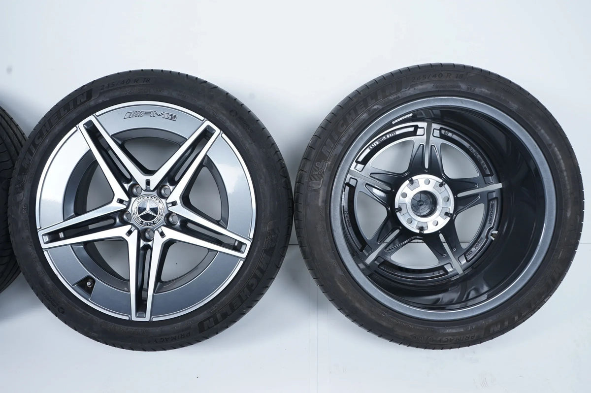 Mercedes C Class W206 summer tires, summer wheels AMG 18 inch Detailansicht 18