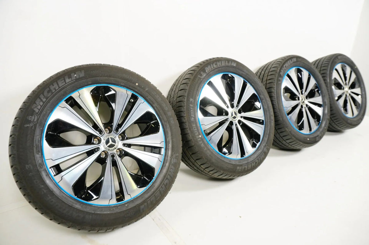 Original Mercedes EQC N293 Alloy Wheels Summer Tires 235 55 R19 Inch Detailansicht 2