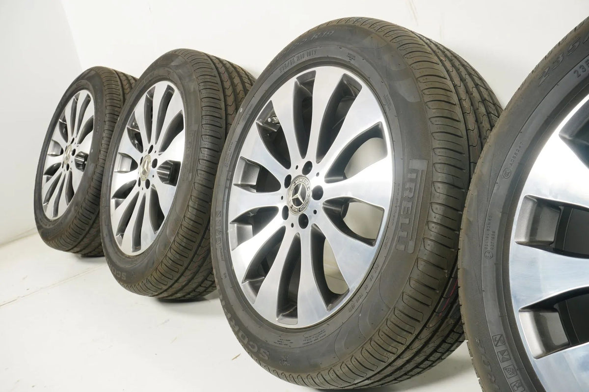 Original Mercedes GLC X253 19 Inch Alloy Wheels Summer Tires Summer Wheels 235 55 R19 Detailansicht 8
