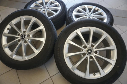 Jantes en alliage, roues complètes d'été, pneus d'été d'origine Mercedes Classe A W177 Classe B CLA