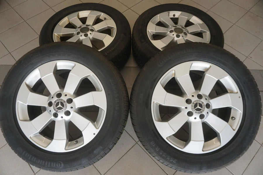 Jantes alliage d'origine Mercedes ML GLE W166 Pneus hiver Roues hiver 255 55 R18 pouces