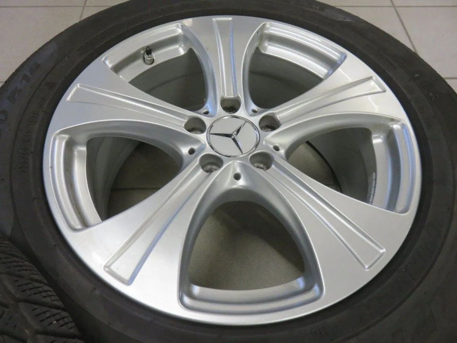 Jantes alu 18 pouces avec pneus hiver 6mm pour Mercedes GLC X253 C253 d'origine