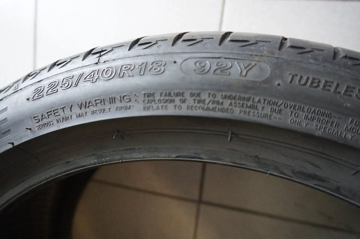2 X 225 40 R18 92Y Pneus été Bridgestone Turanza T005 * 6mm 2021 Detailansicht 4